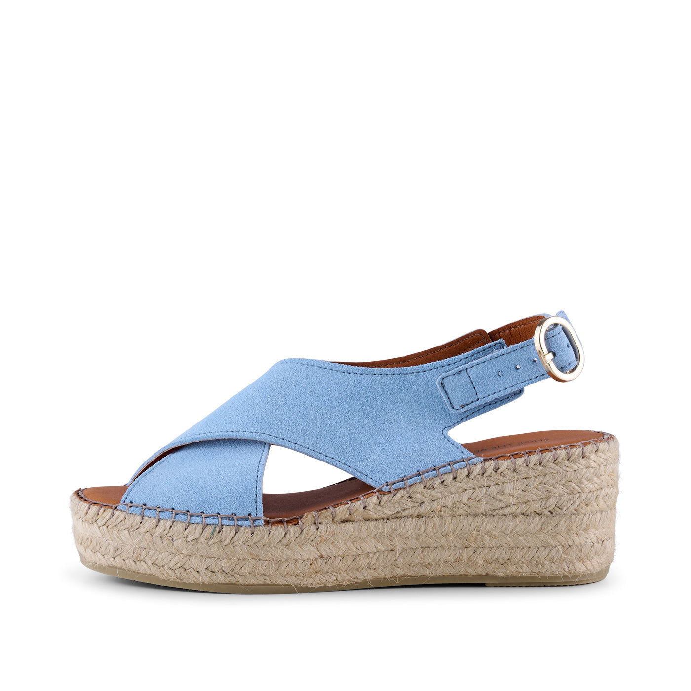 Orchid wedge suede BLUE – SHOE THE BEAR COM