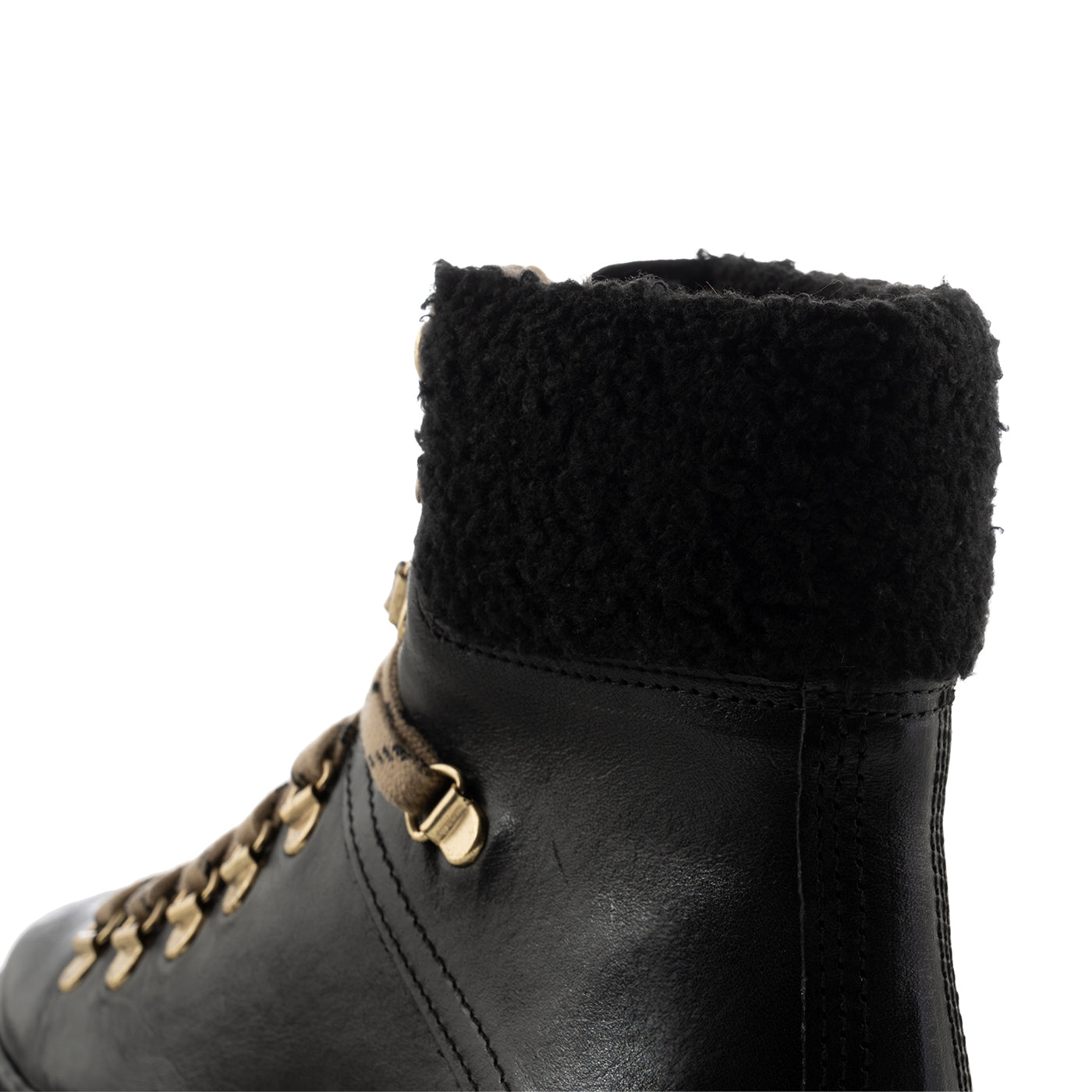 SHOE THE BEAR WOMENS Agda boot leather warm Boots 110 BLACK