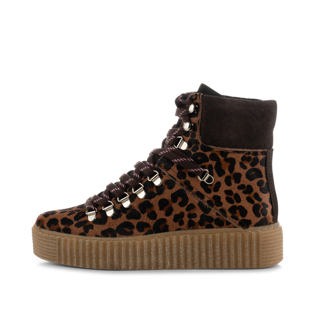 Agda boot suede CHESTNUT LEOPARD PONY – SHOE THE BEAR COM