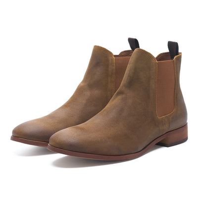 SHOE THE BEAR MENS Dev chelsea boot waxed Boots 153 CAMEL