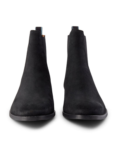 SHOE THE BEAR MENS Eli chelsea boot suede Boots 110 BLACK