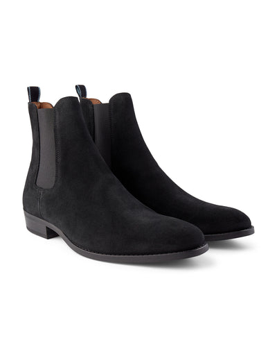 SHOE THE BEAR MENS Eli chelsea boot suede Boots 110 BLACK