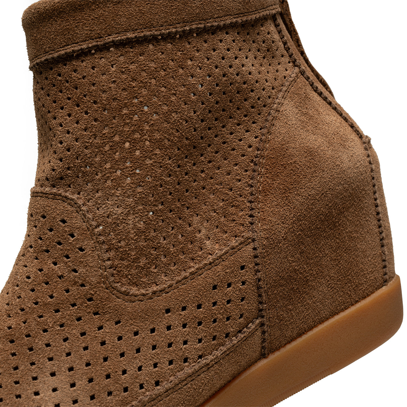 SHOE THE BEAR WOMENS Emmy with perforations Wedge 135 TAN