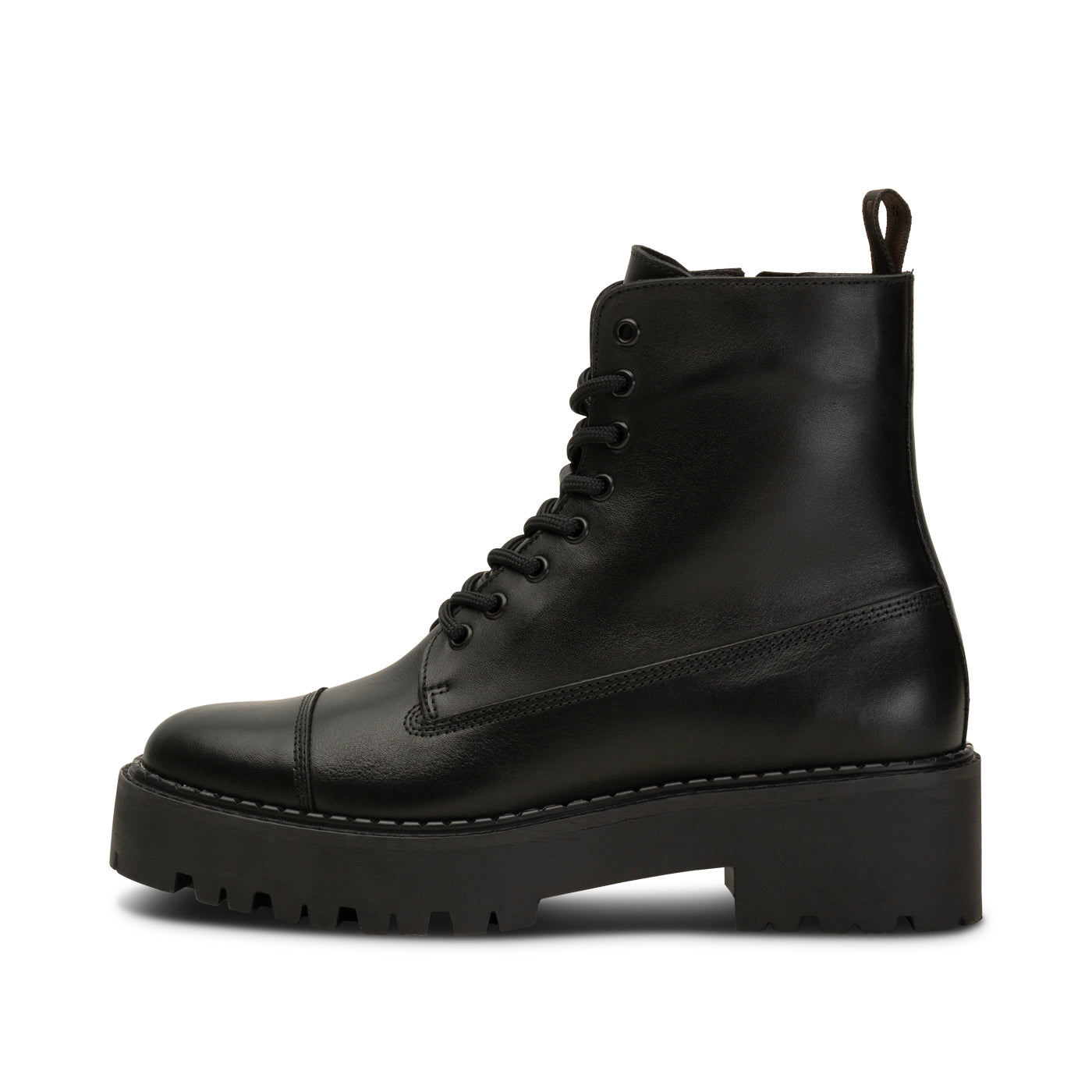 Ida Lace Up Boot Leather - BLACK – SHOE THE BEAR - COM