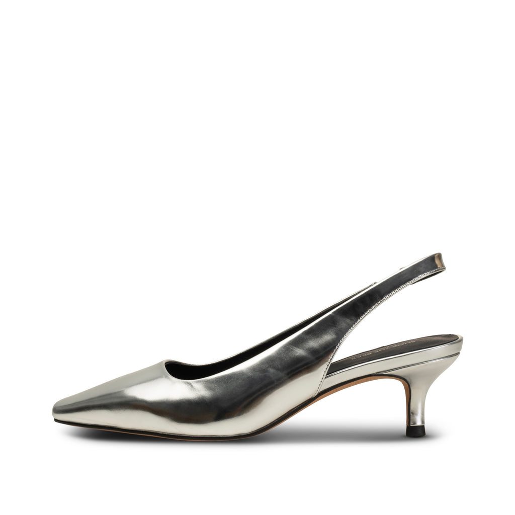 Metallic slingbacks hotsell