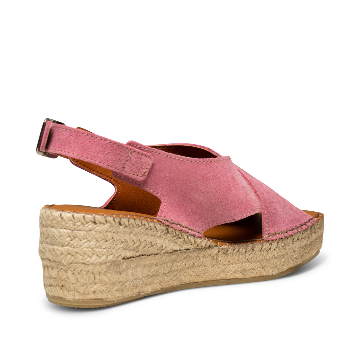 SHOE THE BEAR WOMENS Orchid wedge suede Espadrilles 761 Soft Pink