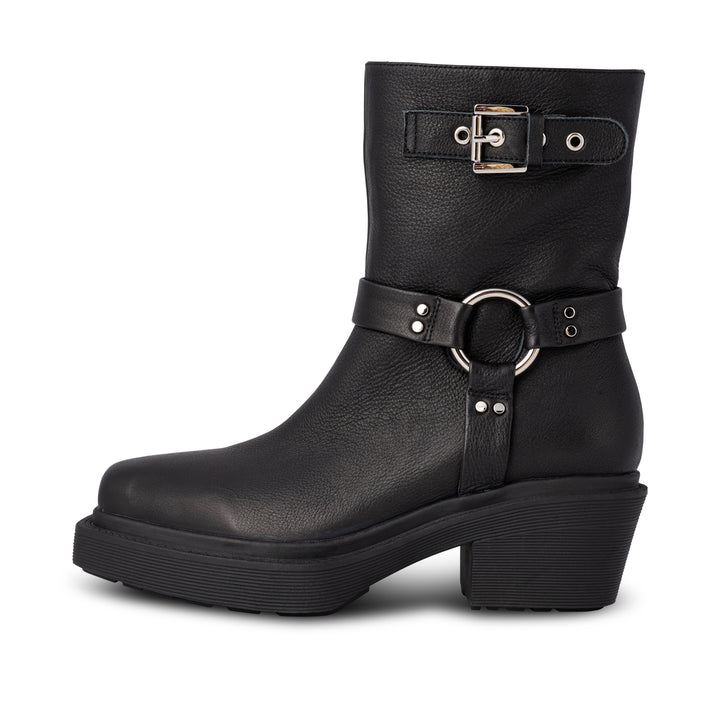 タイムセール中‼️alexia stam 24ss Ellie BLACK Amazon.com | AllSaints Women's Alexia Mid Calf Boot, Black