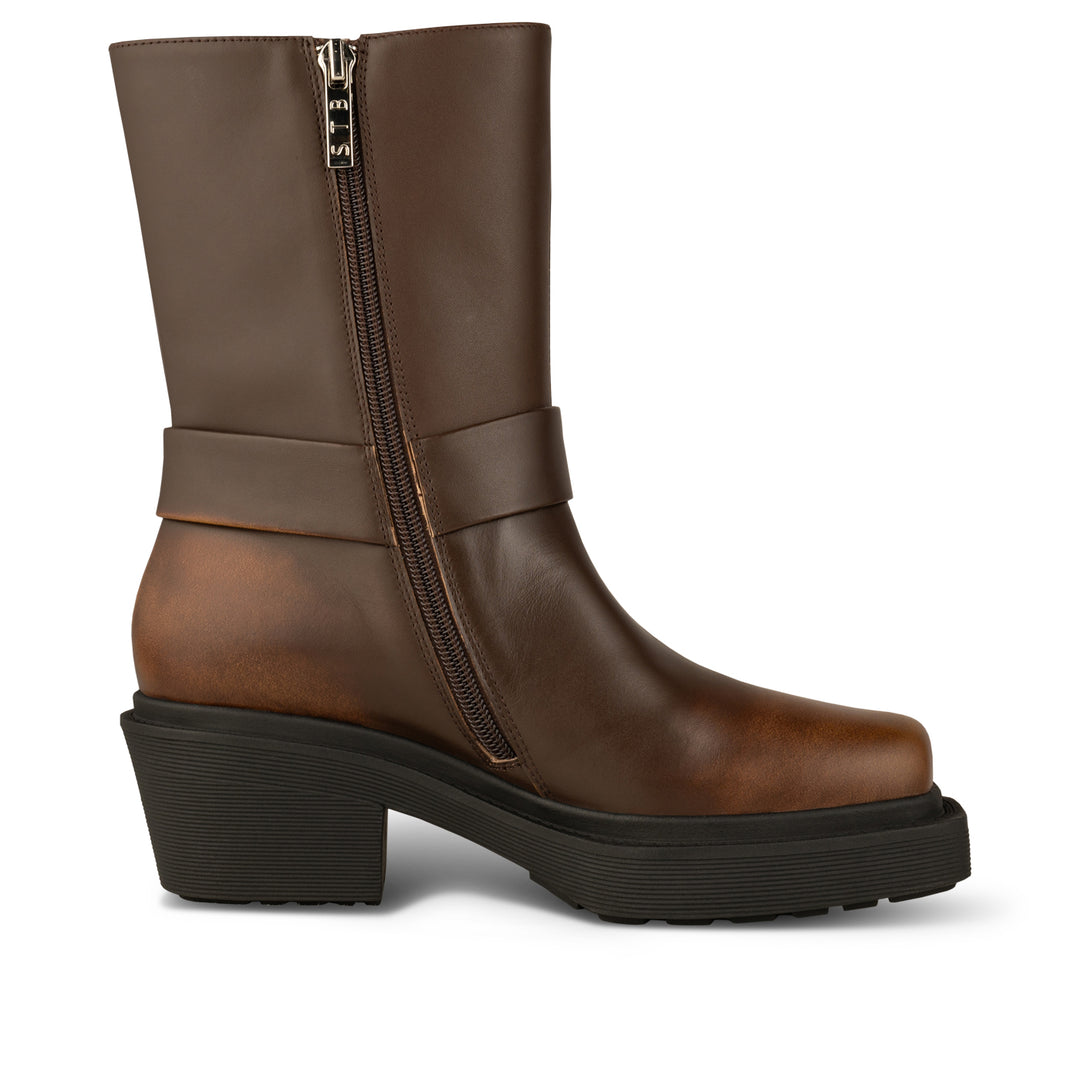 ミドルブーツ YASE 65cm Air Commando Sole Horsehide Boots Brown ミドルブーツ YASE 65cm Air Commandosole Horsehide Boots