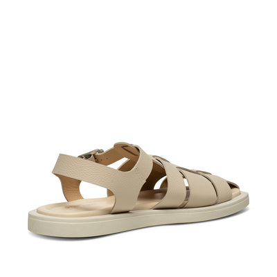SHOE THE BEAR WOMENS Krista fisherman leather Sandals 127 OFF WHITE