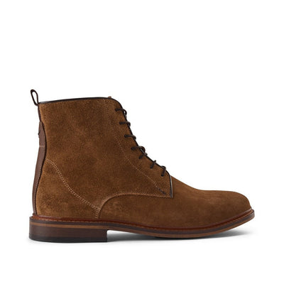 SHOE THE BEAR MENS Ned Suede Boots 135 TOBACCO