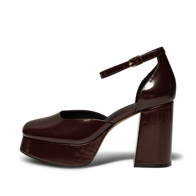 Casadei | high heels | pumps | leather | dark brown | Italian designer |  Italian brand | vintage | size EUR 39 US 8.5 UK 6
