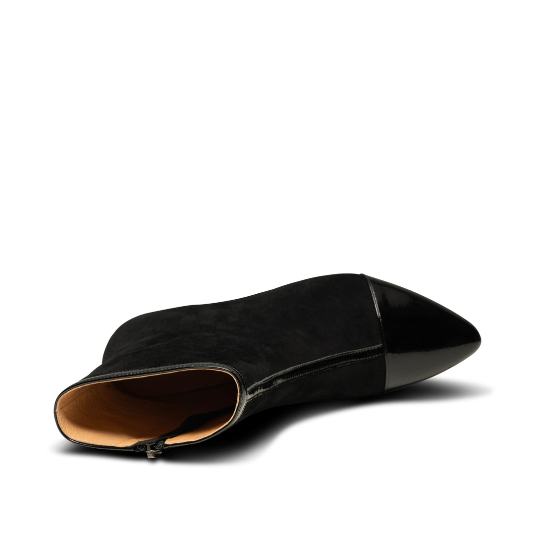 Saga boot patent suede - BLACK – SHOE THE BEAR - COM