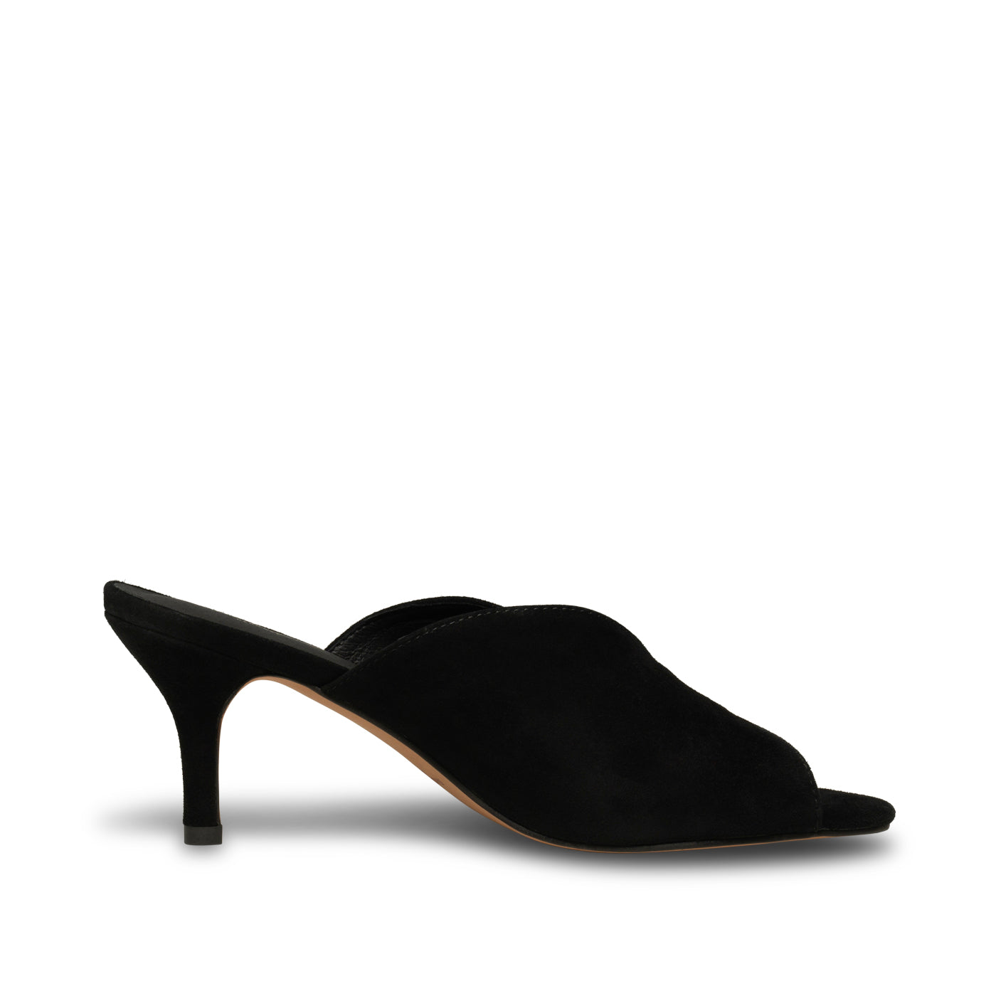 SHOE THE BEAR WOMENS Valentine sandal suede Heel Sandals 110 BLACK