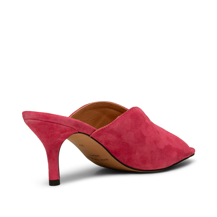 red kitten heel sandals