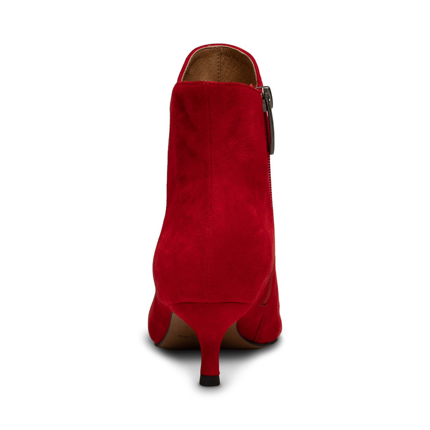SHOE THE BEAR WOMENS Saga boot suede Heels 123 Fire Red