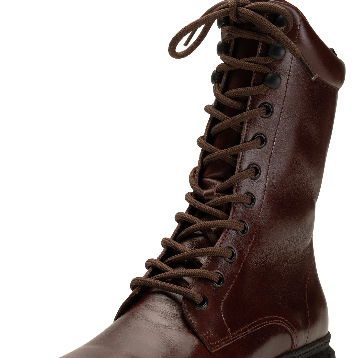 SHOE THE BEAR WOMENS Tove lace up boot leather Boots 130 BROWN