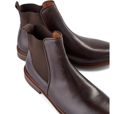 SHOE THE BEAR MENS Wyatt Leather Chelsea Boot Chelsea Boots 130 BROWN
