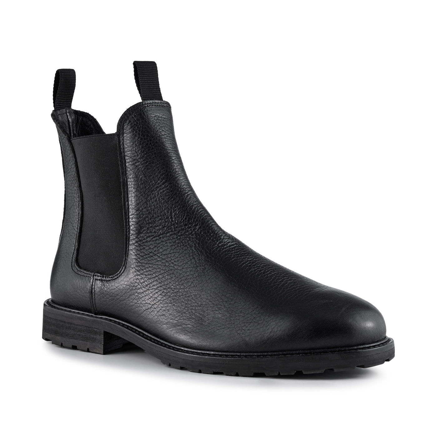 SHOE THE BEAR MENS York chelsea boot leather Boots 110 BLACK