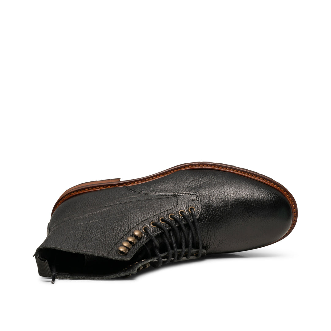 York lace up boot leather - BLACK – SHOE THE BEAR - COM display picture 3