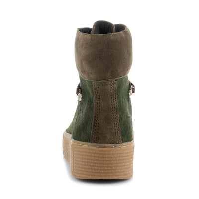 SHOE THE BEAR WOMENS Agda boot suede Boots 871 KHAKI PONY