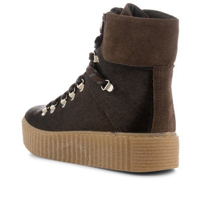 SHOE THE BEAR WOMENS Agda boot suede Boots 872 BROWN PONY