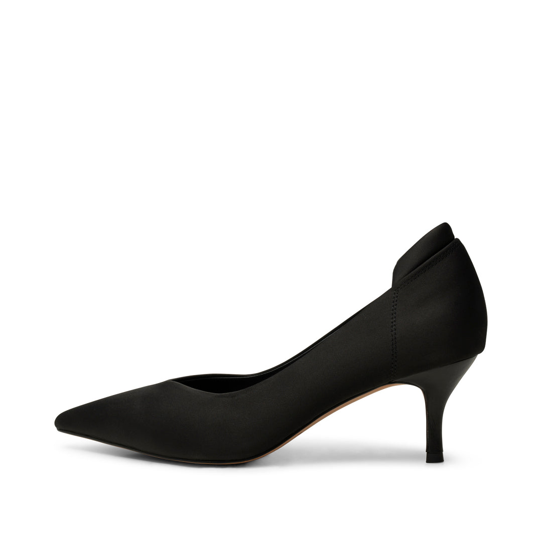 Amia pump satin BLACK SATIN