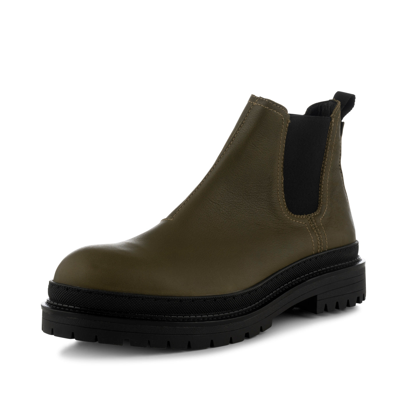 SHOE THE BEAR MENS Arvid chelsea boot leather Chelsea Boots 298 MOSS GREEN