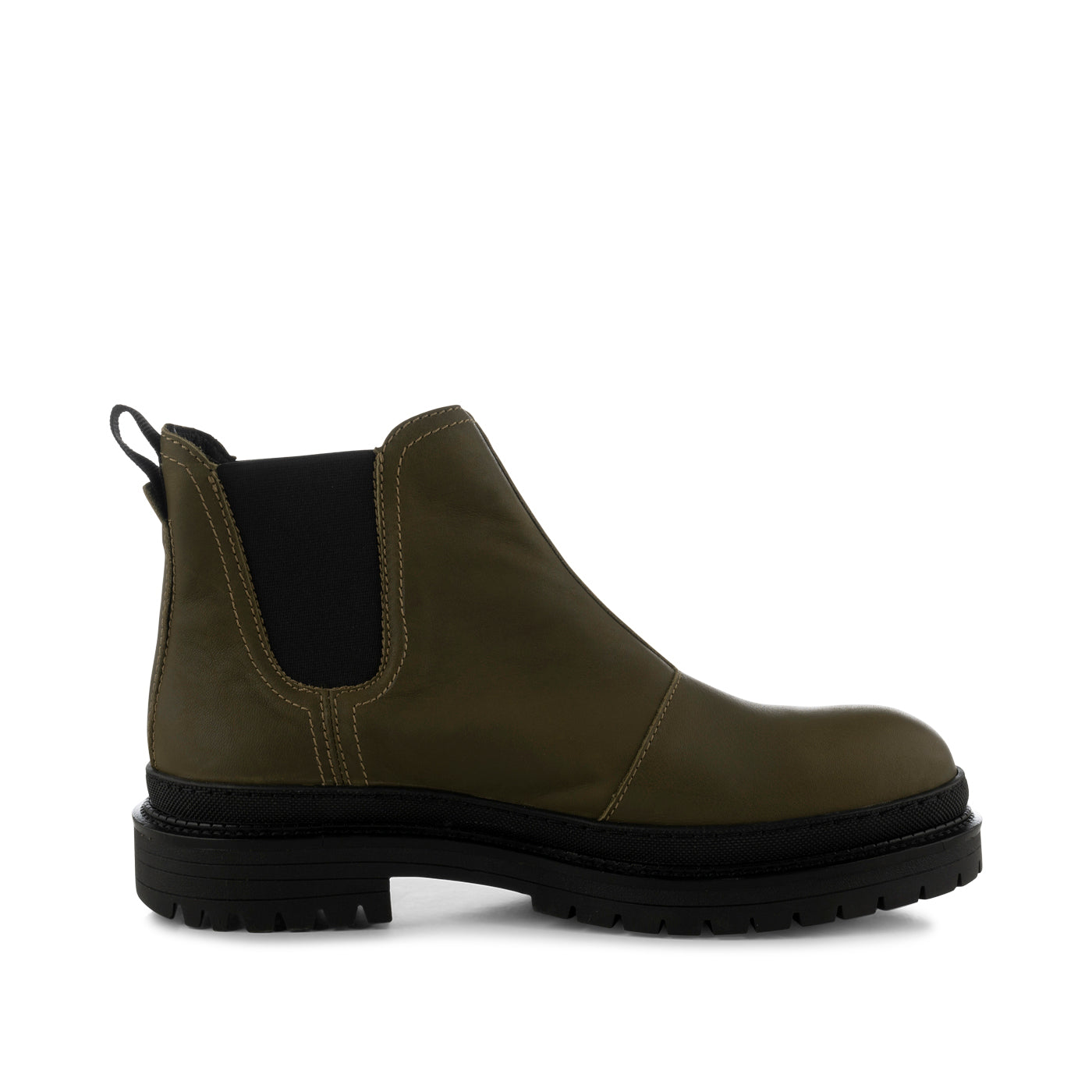 SHOE THE BEAR MENS Arvid chelsea boot leather Chelsea Boots 298 MOSS GREEN
