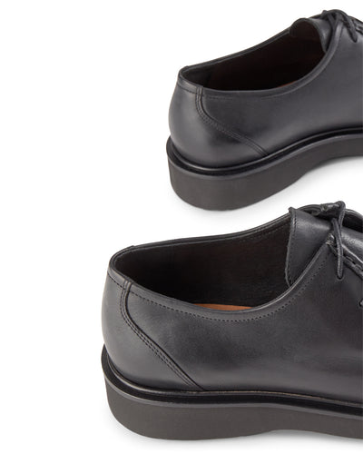 SHOE THE BEAR MENS Cosmos apron shoe leather Shoes 110 BLACK