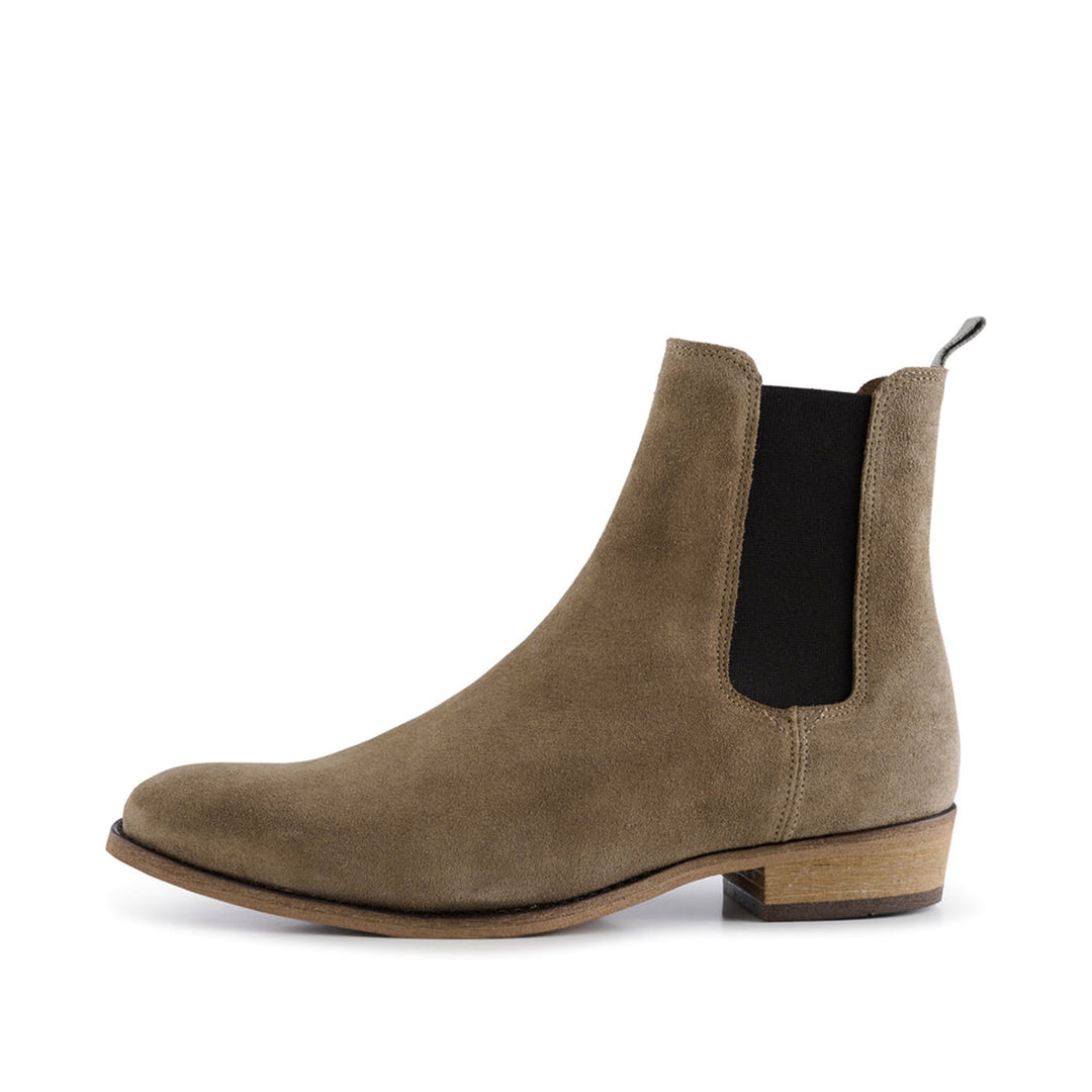 Eli chelsea boot suede TAUPE SHOE THE BEAR COM