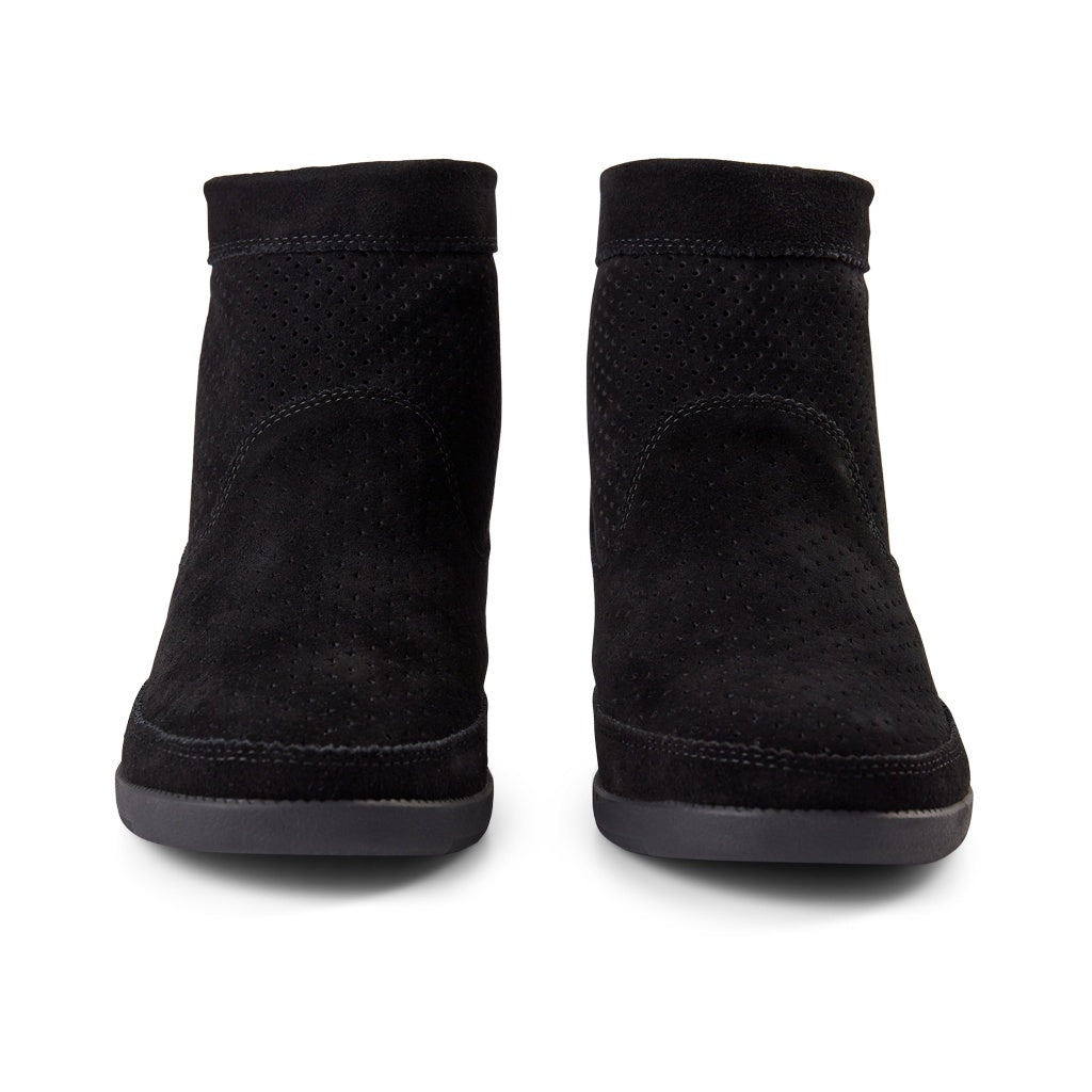 Emmy Suede Wedge BLACK BLACK SHOE THE BEAR COM