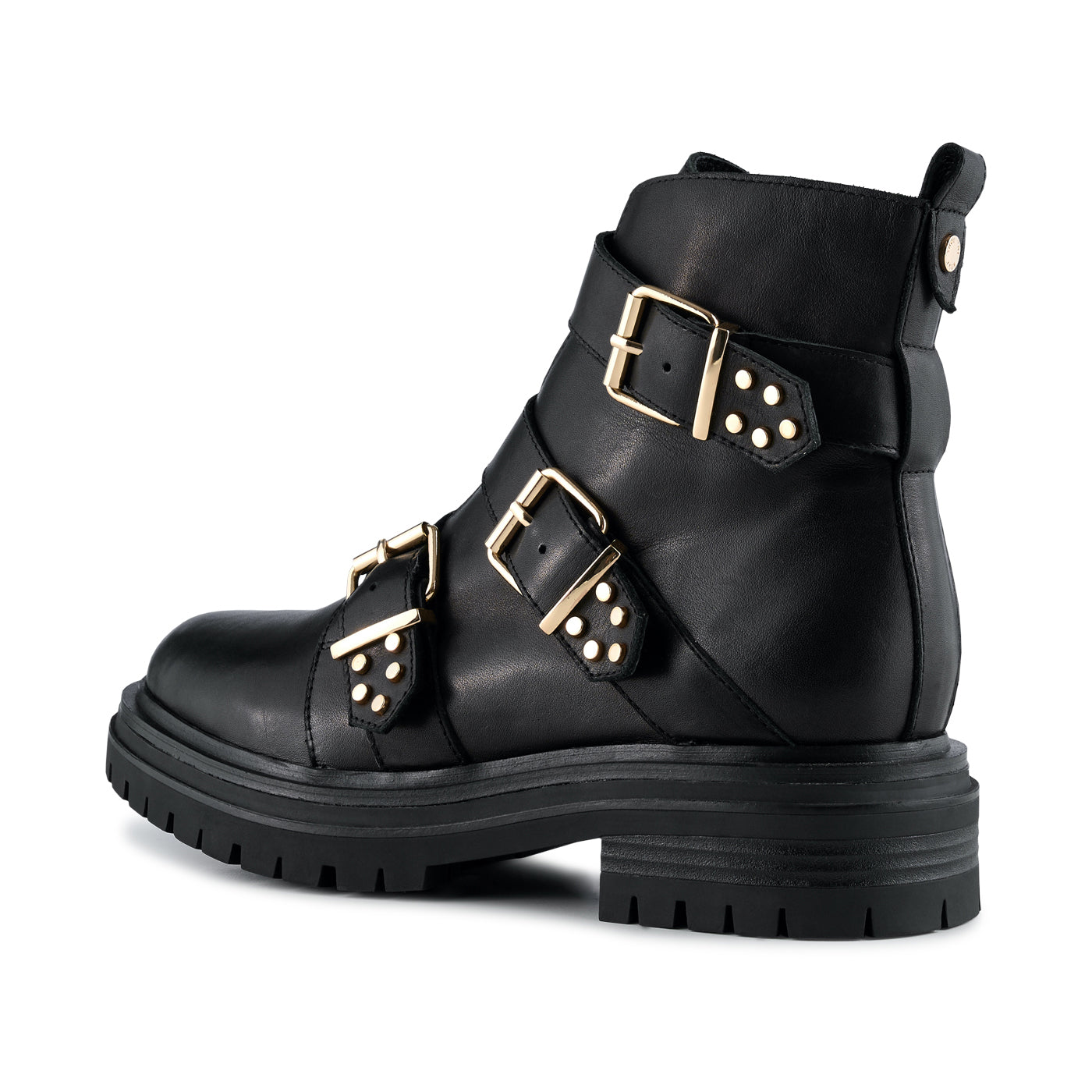 SHOE THE BEAR WOMENS Franka boot leather Boots 110 BLACK