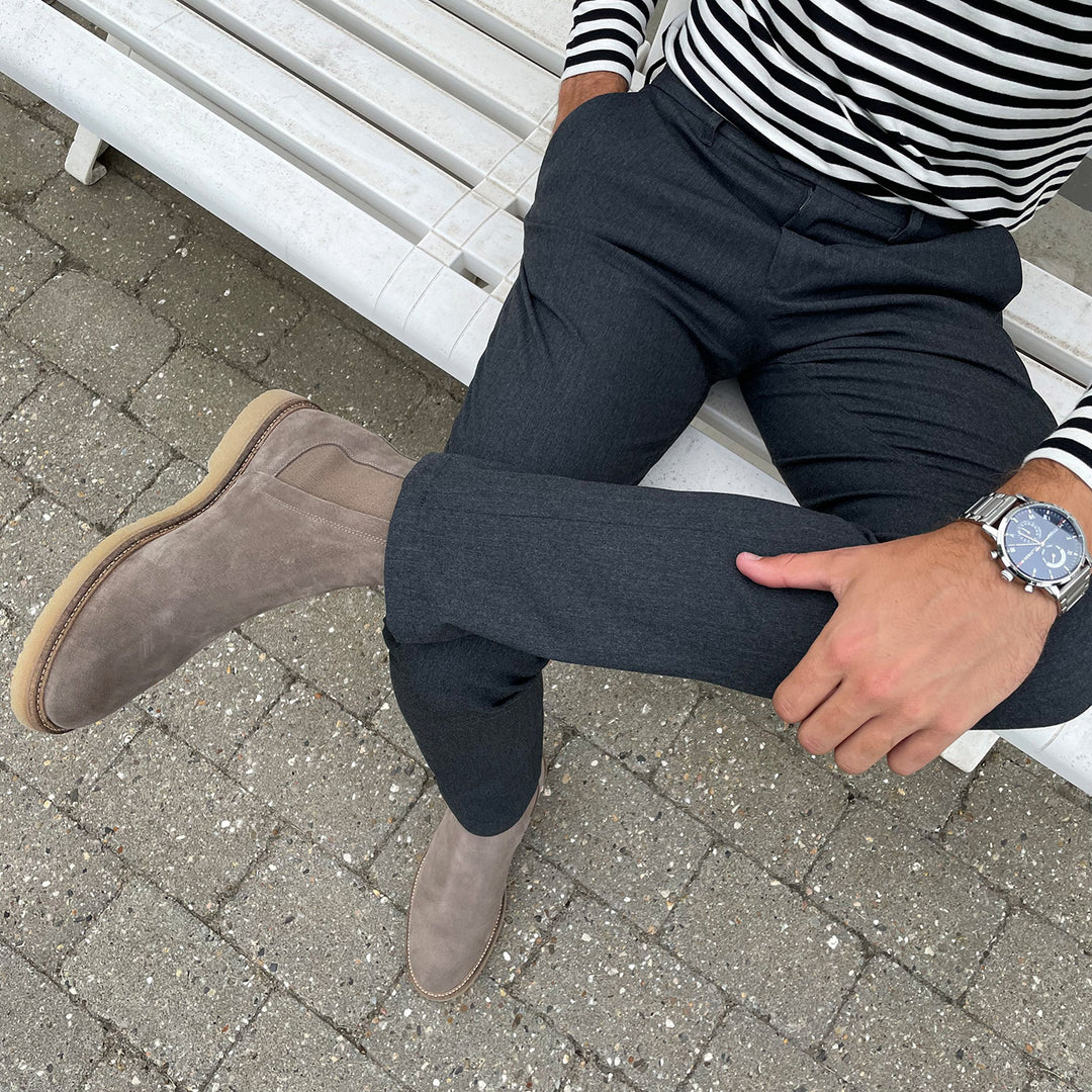 NEW SHOE THE BEAR Mens KIP Chelsea Boots Suede Flat Pull-On Lined Comfort hq720.jpg?sqp=-  main image 2
