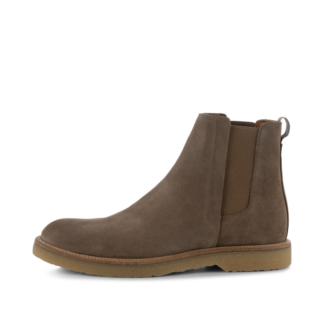 Kip chelsea boot suede TAUPE