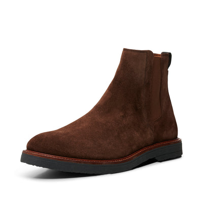 SHOE THE BEAR MENS Kip chelsea boot suede Boots 920 CHOCOLATE