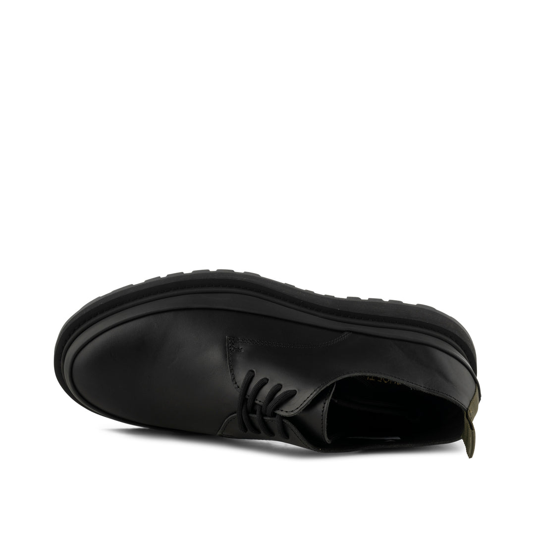 Kite hybrid derby leather - BLACK – SHOE THE BEAR - COM