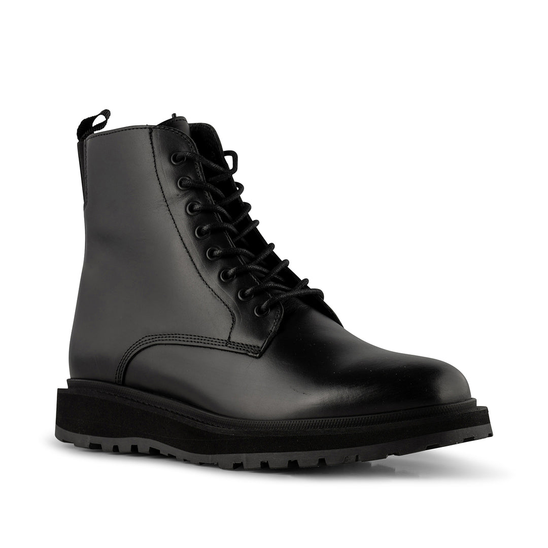 Kite lace up leather BLACK SHOE THE BEAR COM