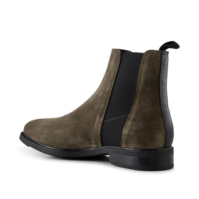 SHOE THE BEAR MENS Linea chelsea boot suede Boots 146 STONE