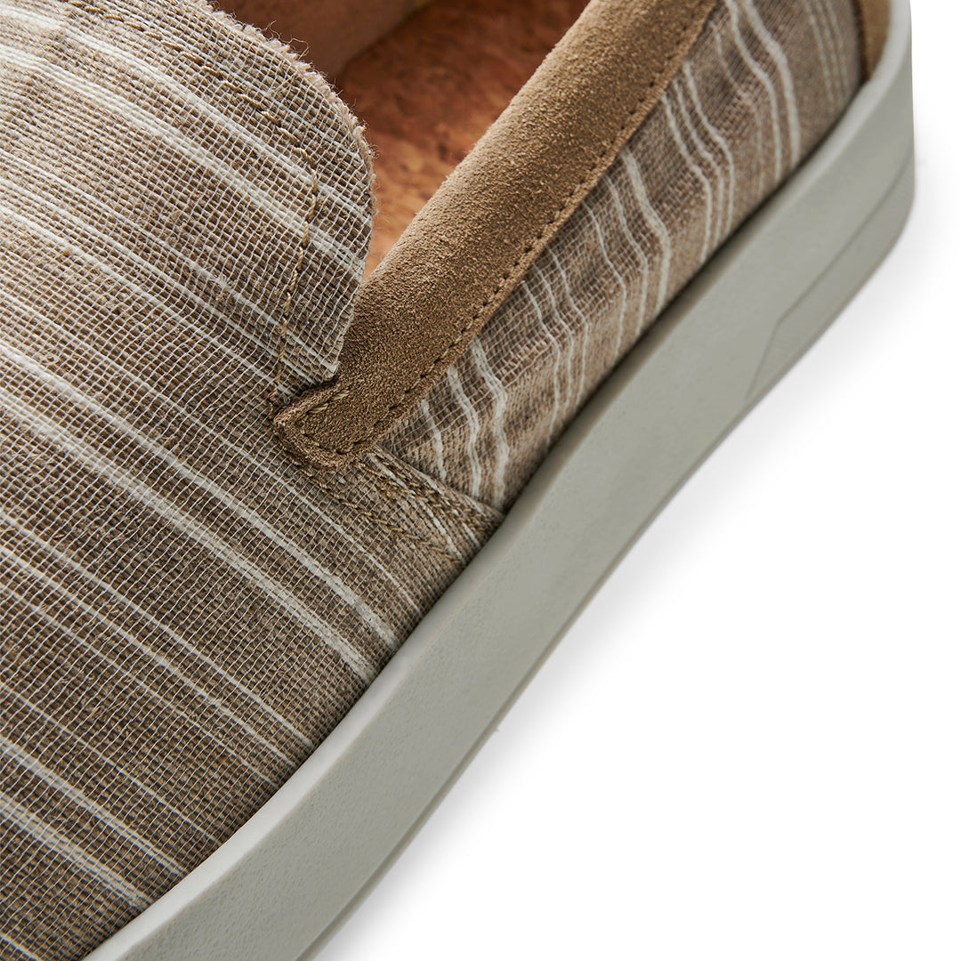 Striped slip on shoes hotsell