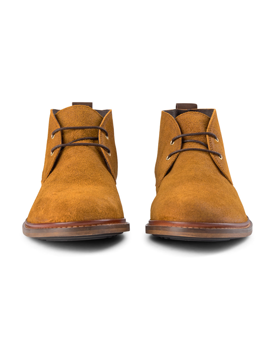 Phoenix Waxed Suede Desert Boots TAN SHOE THE BEAR COM