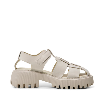 SHOE THE BEAR WOMENS Posey sandal leather Sandals 127 OFF WHITE