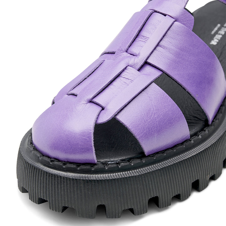 Posey sandal shiny leather - VIOLET – SHOE THE BEAR - COM