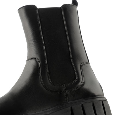 SHOE THE BEAR WOMENS Rebel chelsea boot leather Chelsea Boots 110 BLACK