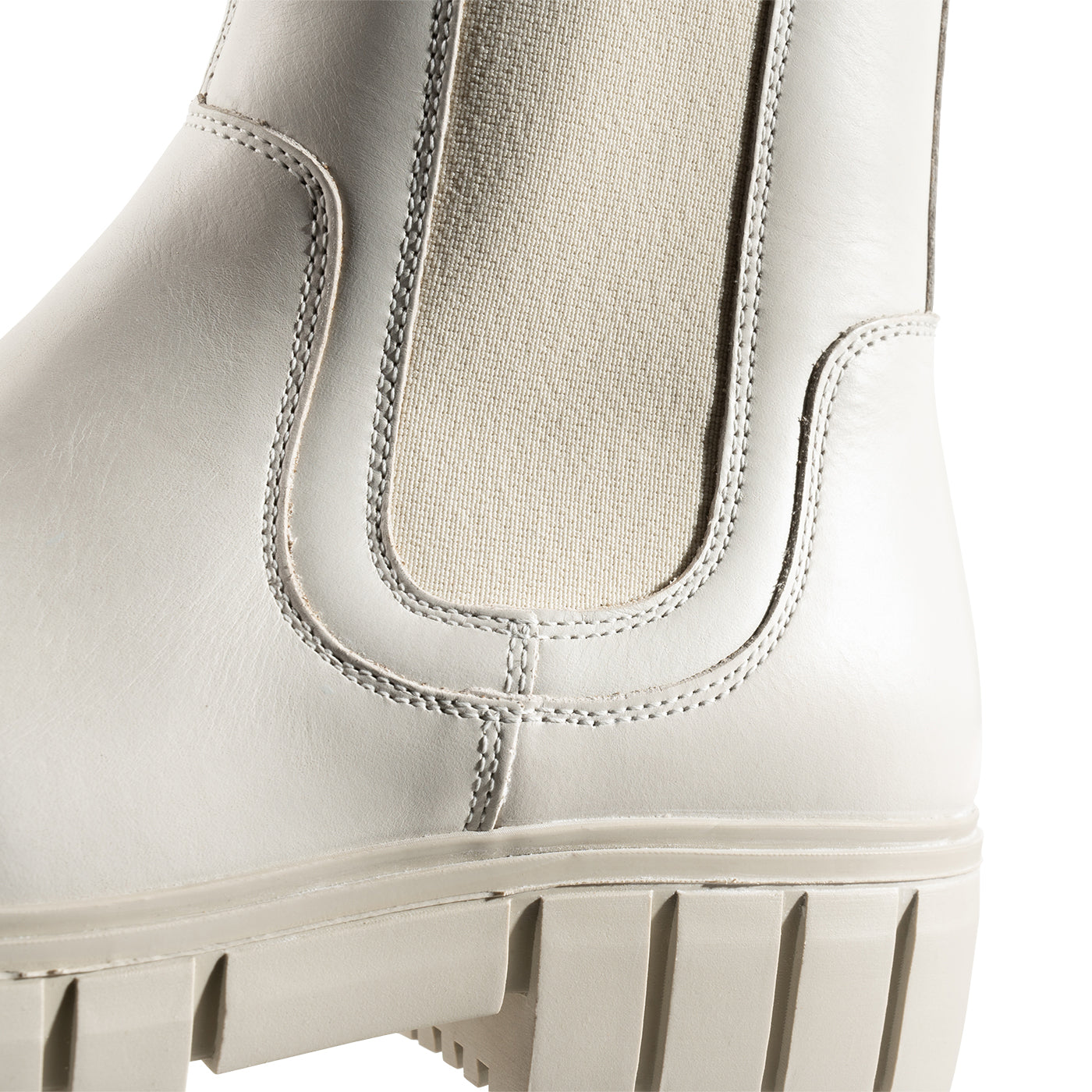 SHOE THE BEAR WOMENS Rebel chelsea boot leather Chelsea Boots 127 OFF WHITE