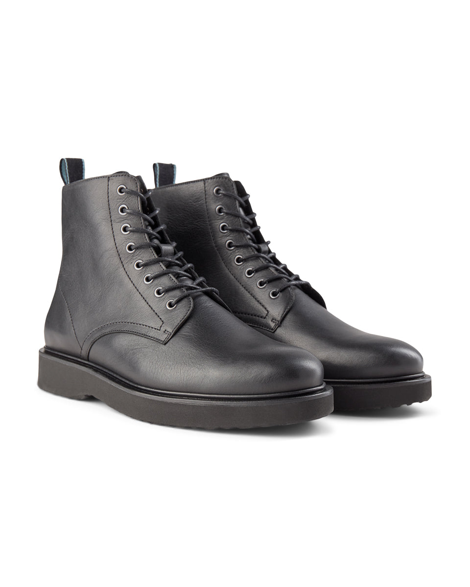 STB COSMOS HIGH LACE L BLACK BLACK SHOE THE BEAR COM