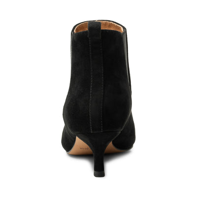 SHOE THE BEAR WOMENS Saga chelsea boot suede Heels 110 BLACK