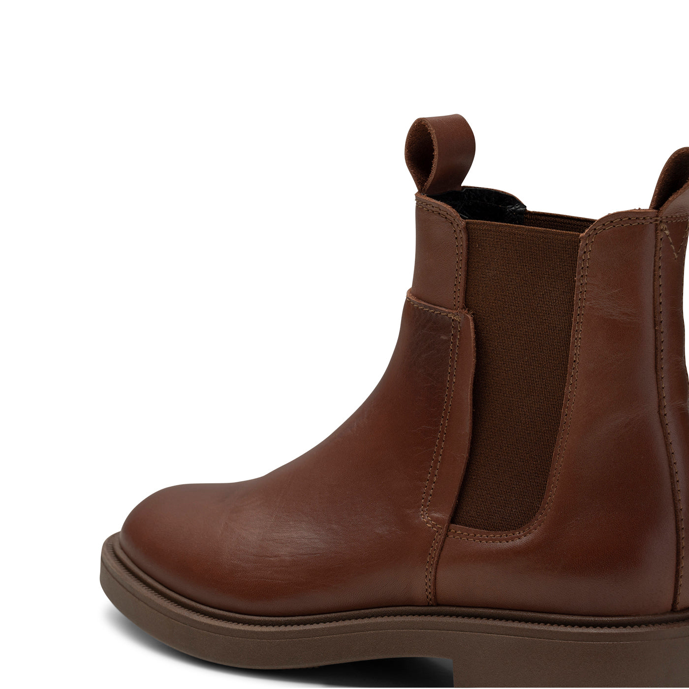 SHOE THE BEAR WOMENS Thyra chelsea boot leather Chelsea Boots 136 CHESTNUT BROWN