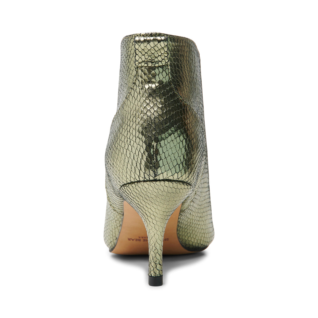 Valentine Leather Low Cut Bootie SILVER OLIVE SHOE THE BEAR COM