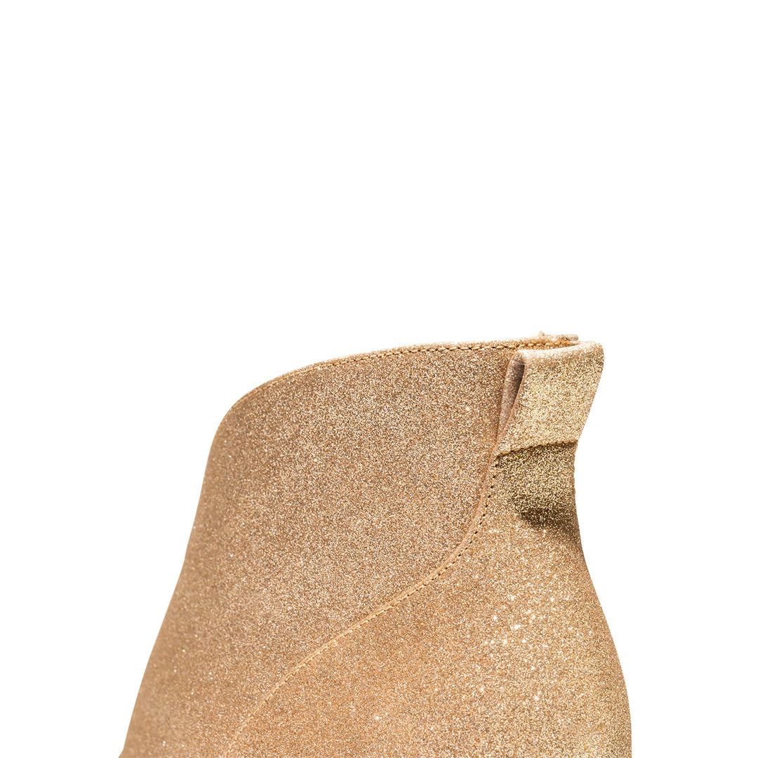 Valentine low bootie glitter GOLD GLITTER SHOE THE BEAR COM