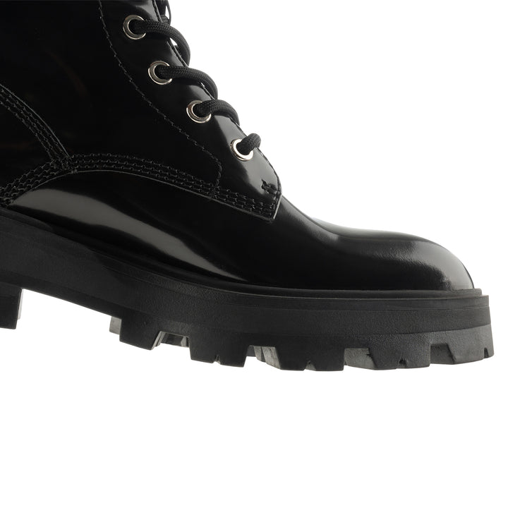 Shine black boots store